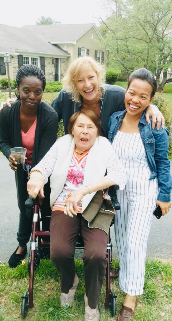 MCM caregiver with a Montgomery County family